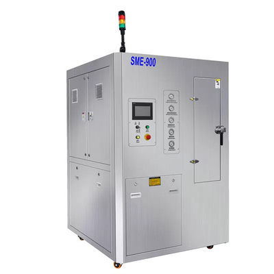 MES connected 200V and 415V electric stencil cleaning machine by using aqueous liquid and DI water