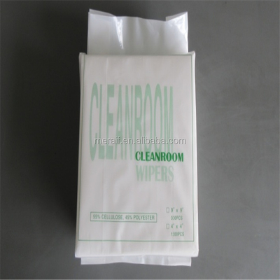 Factory wholesale 1009le 100% Polyester Lint Free Cleanroom Wiper For Industrial