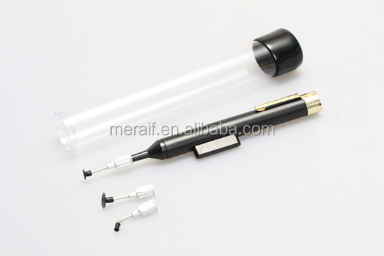 LP200 vacuum pen Anti-satic IC Pick-up Vacuum Sucker Pen + 2 Suction Headers for BGA SMD Work Reballing Aids