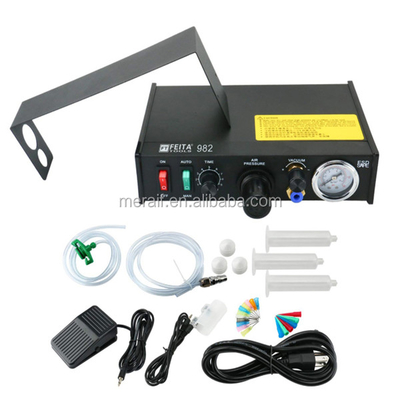 983 Precise Digital Auto Glue Dispenser Solder Paste Liquid Controller Glue Dropper Fluid Dispenser Tools machine wholesale