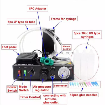 983 Precise Digital Auto Glue Dispenser Solder Paste Liquid Controller Glue Dropper Fluid Dispenser Tools machine wholesale