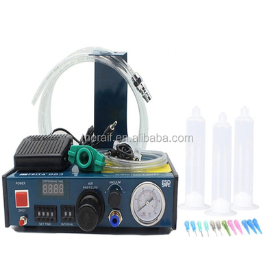 Pneumatic glue dispenser machine semin automatic gule dispenser 983 epoxy resin liquid dispensing machine